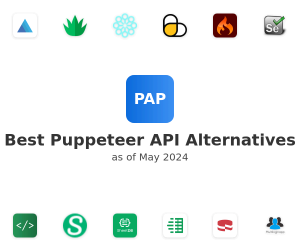 Best Puppeteer API Alternatives