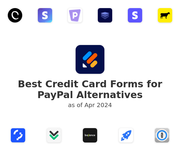 Best Credit Card Forms for PayPal Alternatives