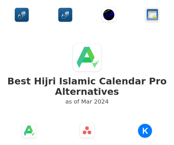 Best Hijri Islamic Calendar Pro Alternatives