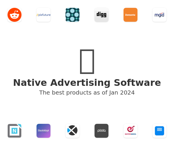 The best Native Advertising products