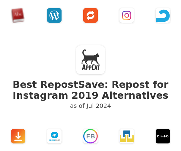 Best RepostSave: Repost for Instagram 2019 Alternatives