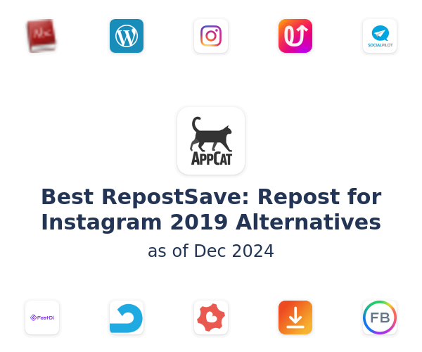 Best RepostSave: Repost for Instagram 2019 Alternatives