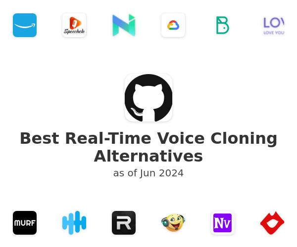 Best Real-Time Voice Cloning Alternatives