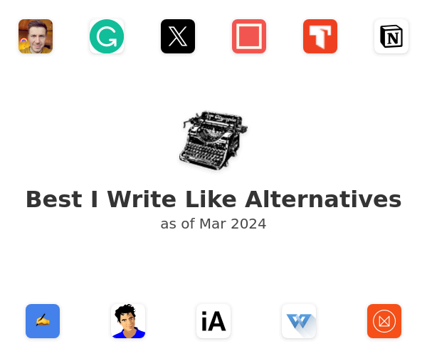 Best I Write Like Alternatives