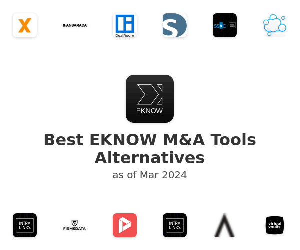 Best EKNOW M&A Tools Alternatives