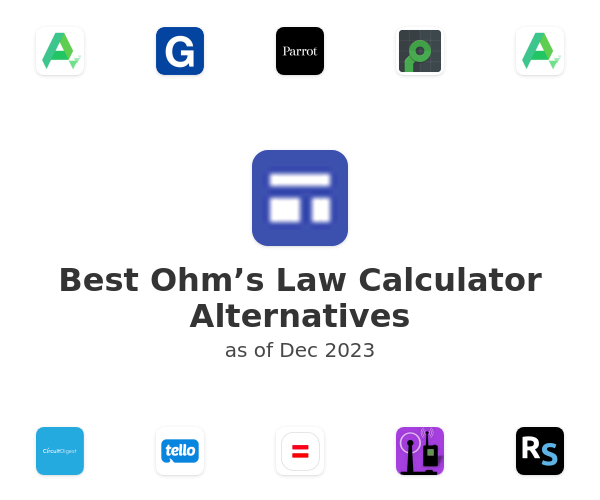 Best Ohm’s Law Calculator Alternatives