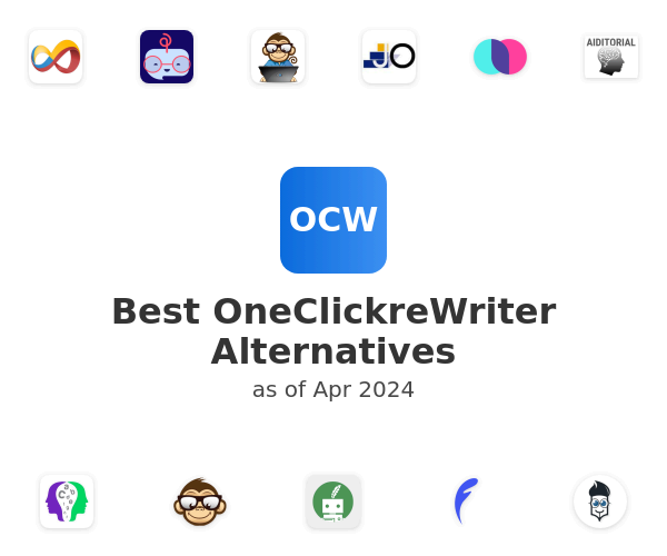 Best OneClickreWriter Alternatives