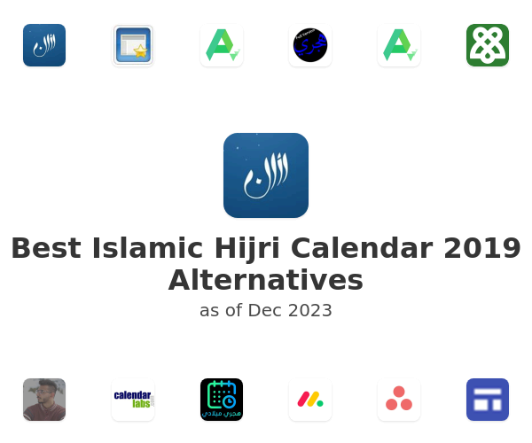 Best Islamic Hijri Calendar 2019 Alternatives