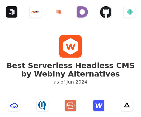 Best Serverless Headless CMS by Webiny Alternatives