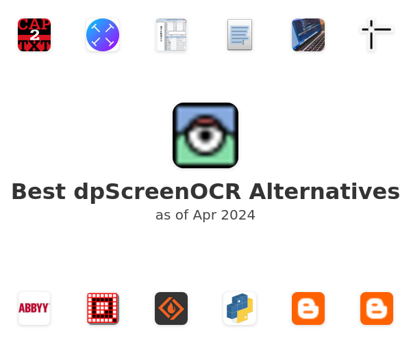 Best dpScreenOCR Alternatives