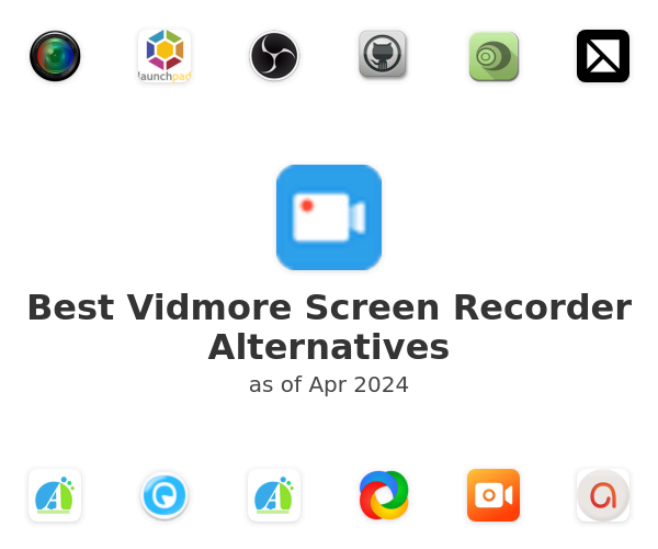 Best Vidmore Screen Recorder Alternatives