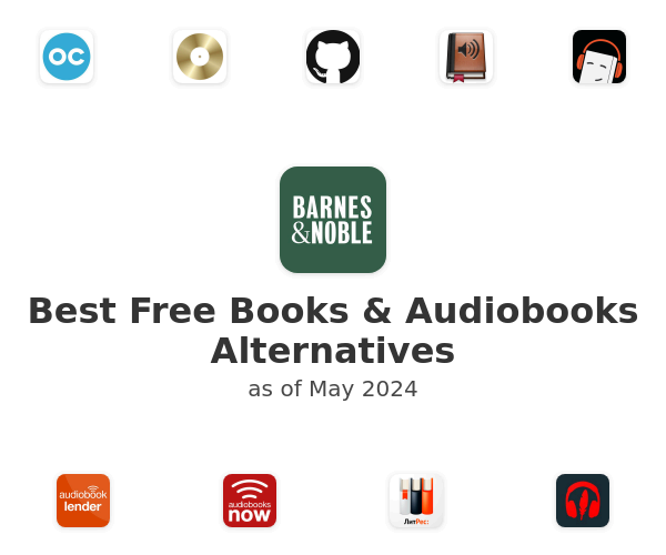 Best Free Books & Audiobooks Alternatives