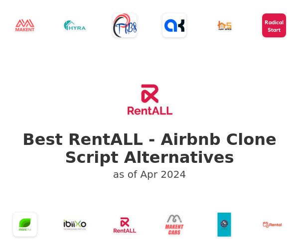 Best RentALL - Airbnb Clone Script Alternatives