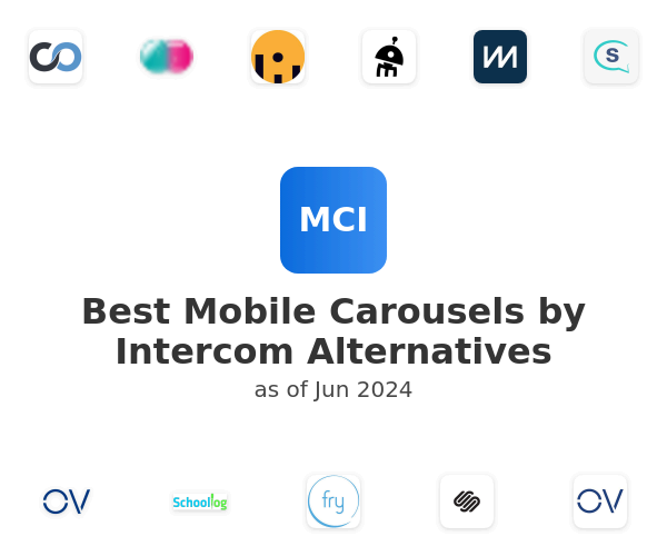 Best Mobile Carousels by Intercom Alternatives