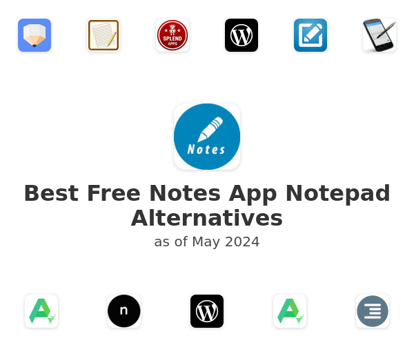 Best Free Notes App Notepad Alternatives