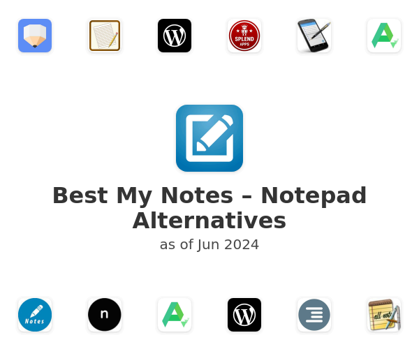 Best My Notes – Notepad Alternatives