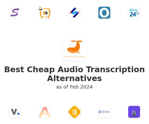 Best Cheap Audio Transcription Alternatives