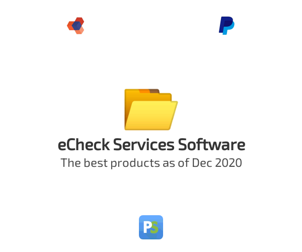 The best eCheck Services products