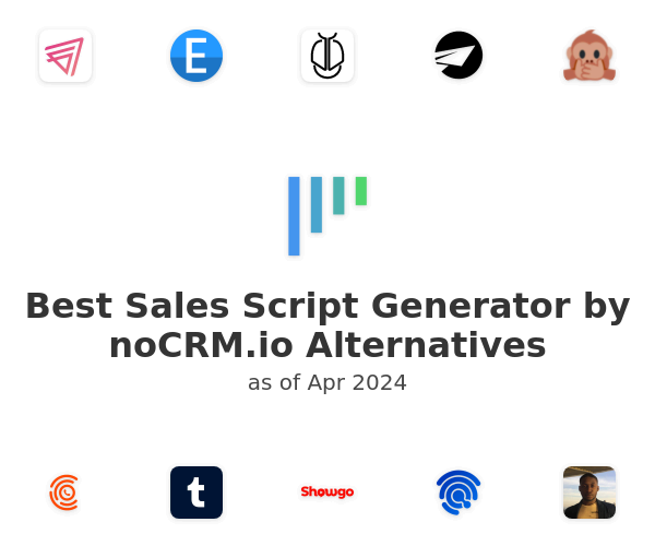 Best Sales Script Generator by noCRM.io Alternatives