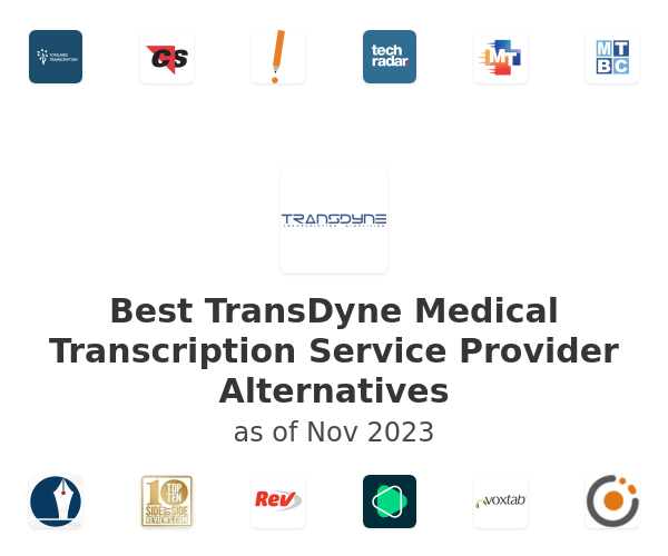Best TransDyne Medical Transcription Service Provider Alternatives