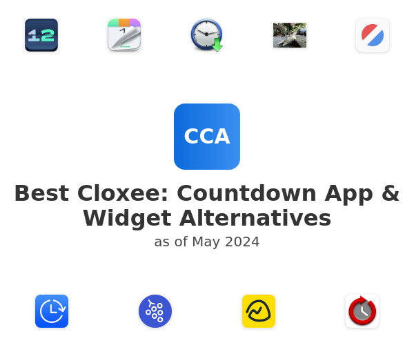 Best Cloxee: Countdown App & Widget Alternatives