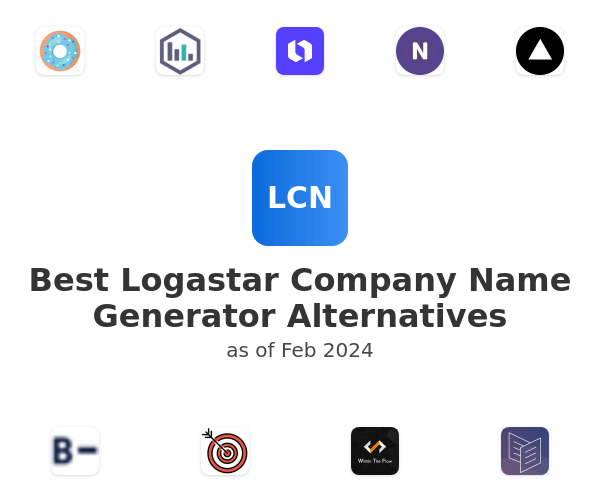 Best Logastar Company Name Generator Alternatives
