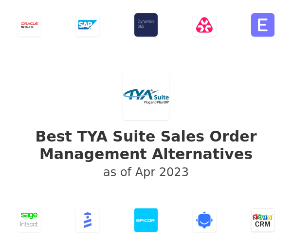 Best TYA Suite Sales Order Management Alternatives