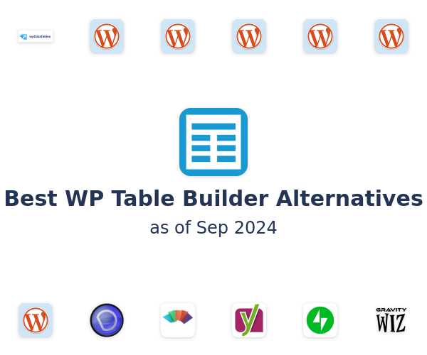 Best WP Table Builder Alternatives