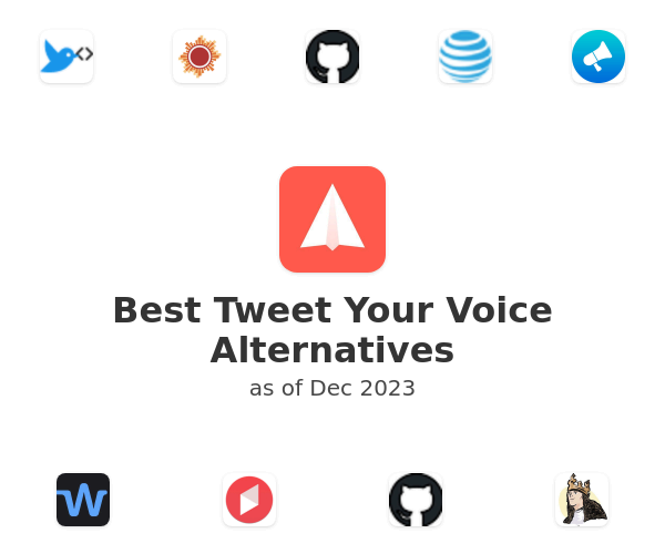 Best Tweet Your Voice Alternatives
