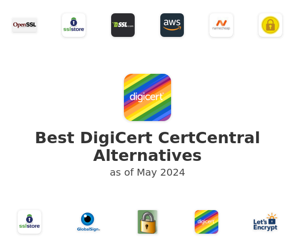 Best DigiCert CertCentral Alternatives