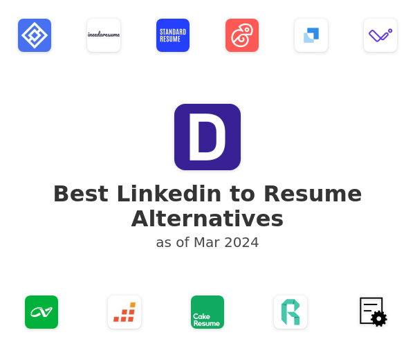 Best Linkedin to Resume Alternatives