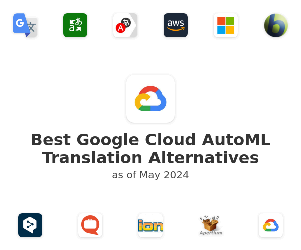 Best Google Cloud AutoML Translation Alternatives