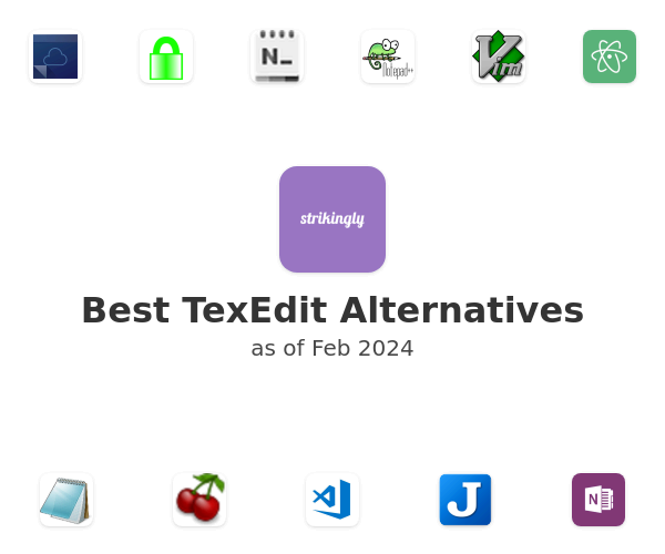Best TexEdit Alternatives