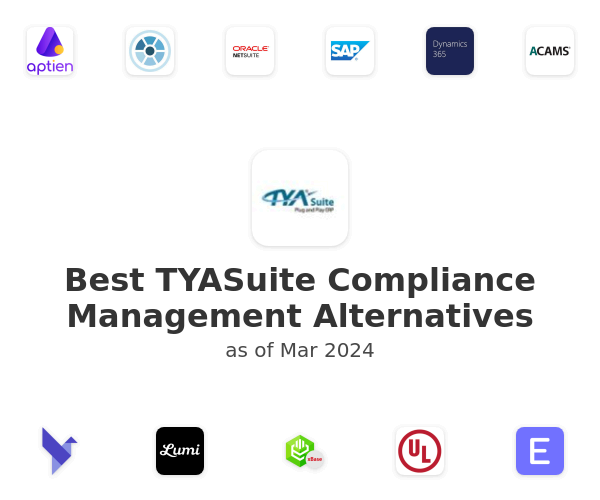 Best TYASuite Compliance Management Alternatives