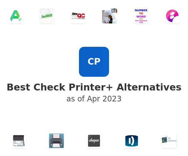 Best Check Printer+ Alternatives