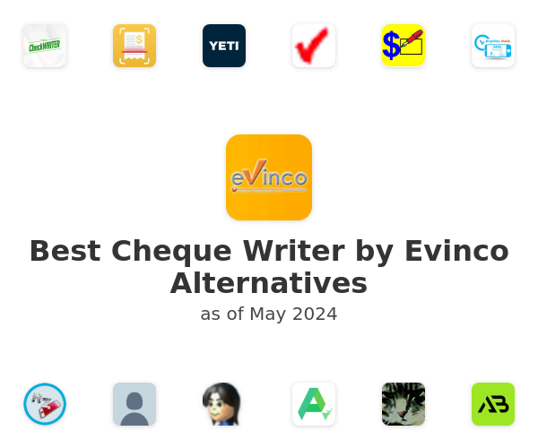 Best Cheque Writer by Evinco Alternatives