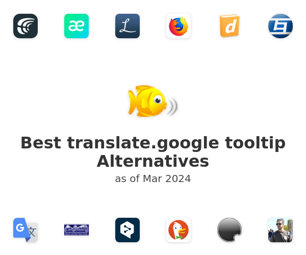 Best translate.google tooltip Alternatives