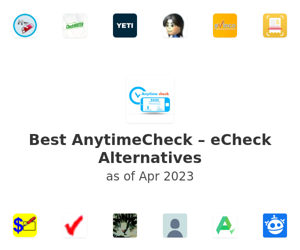 Best AnytimeCheck – eCheck Alternatives