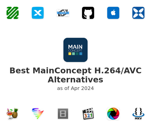 Best MainConcept H.264/AVC Alternatives