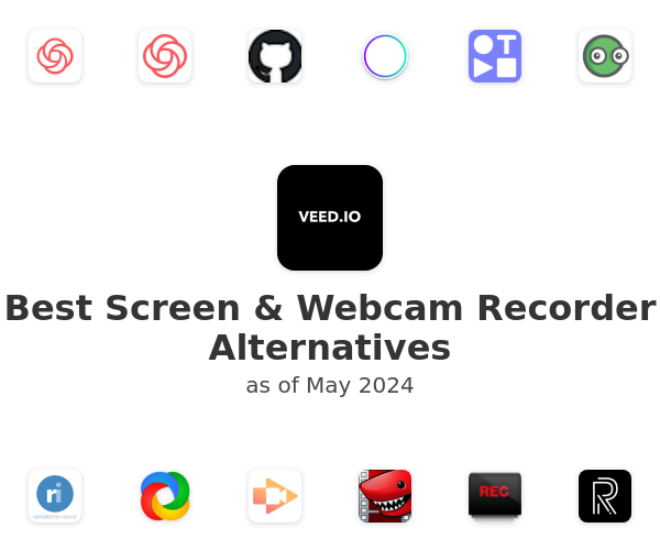 Best Screen & Webcam Recorder Alternatives