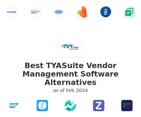 Best TYASuite Vendor Management Software Alternatives