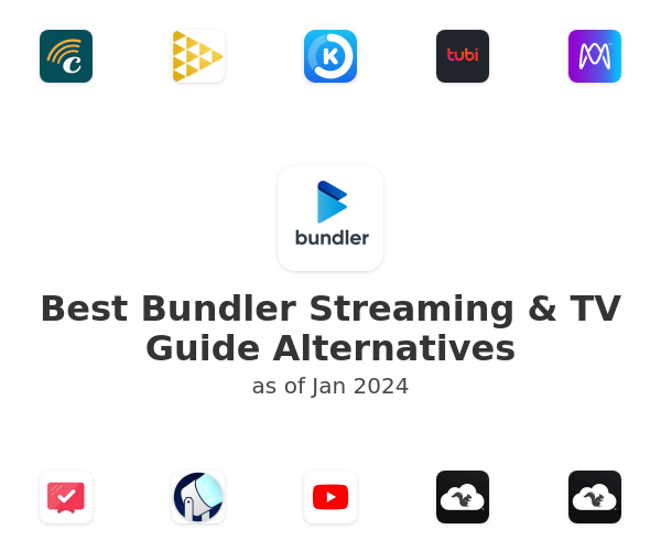 Best Bundler Streaming & TV Guide Alternatives