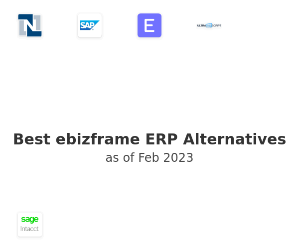 Best ebizframe ERP Alternatives