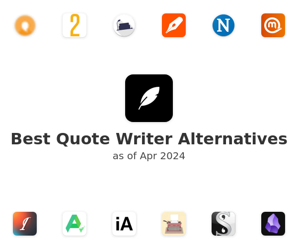 Best Quote Writer Alternatives
