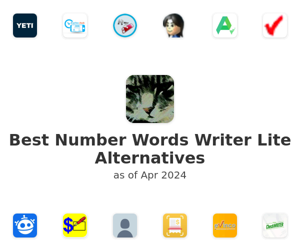 Best Number Words Writer Lite Alternatives