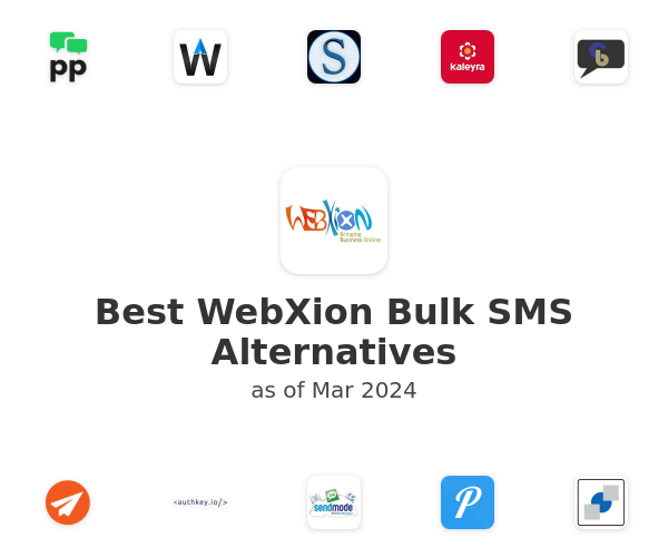 Best WebXion Bulk SMS Alternatives