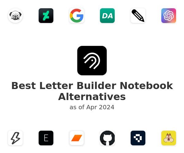 Best Letter Builder Notebook Alternatives