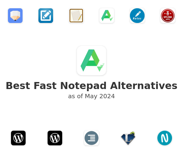 Best Fast Notepad Alternatives