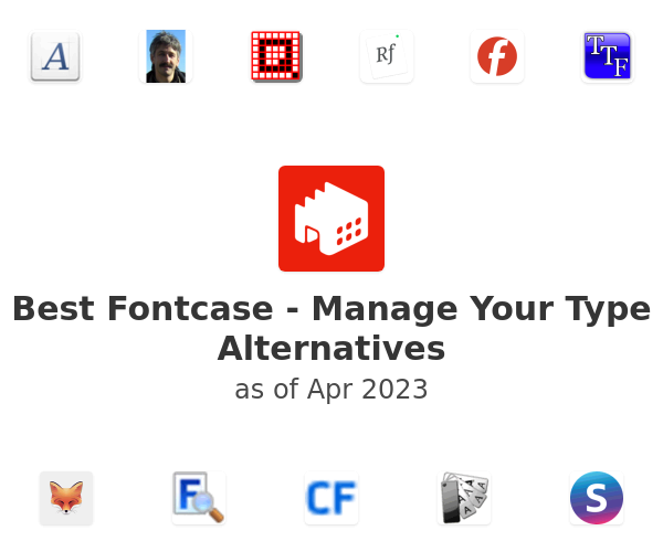 Best Fontcase - Manage Your Type Alternatives
