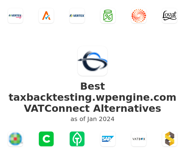 Best taxbacktesting.wpengine.com VATConnect Alternatives